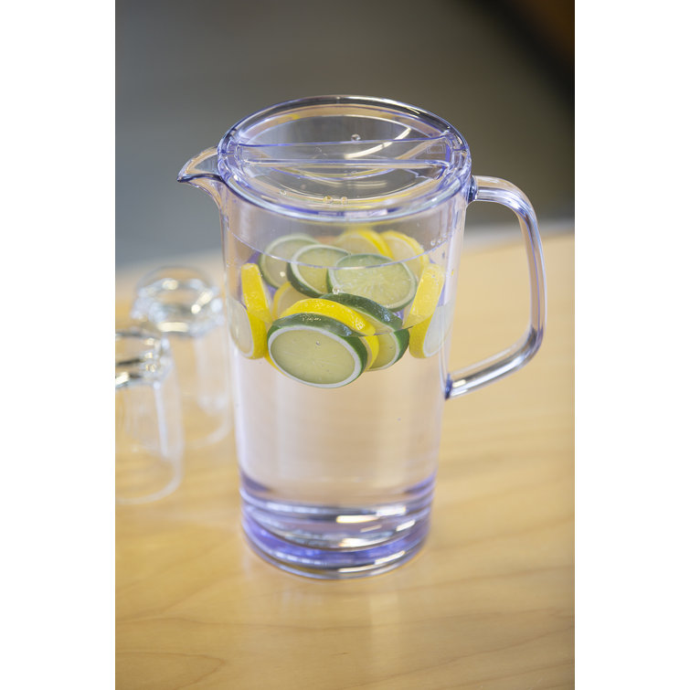 64 Oz. Clear Water Pitcher with Lid – Richard's Kitchen Store