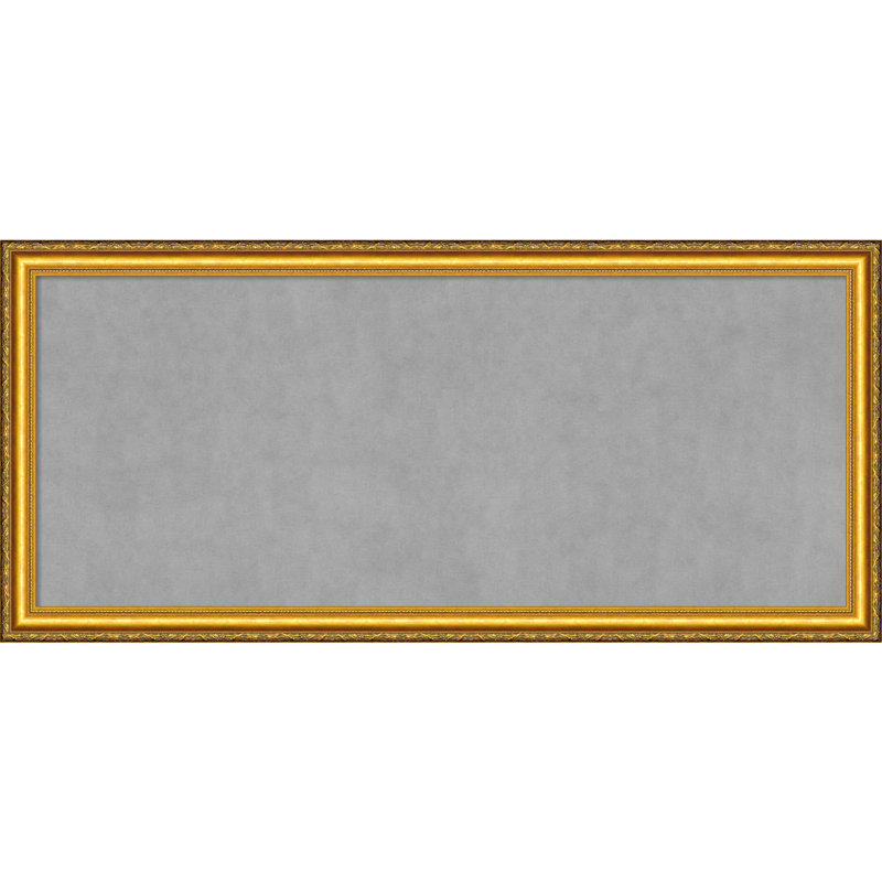 Tableau magnétique encadré doré Colonial, H 24 po x l 52 po