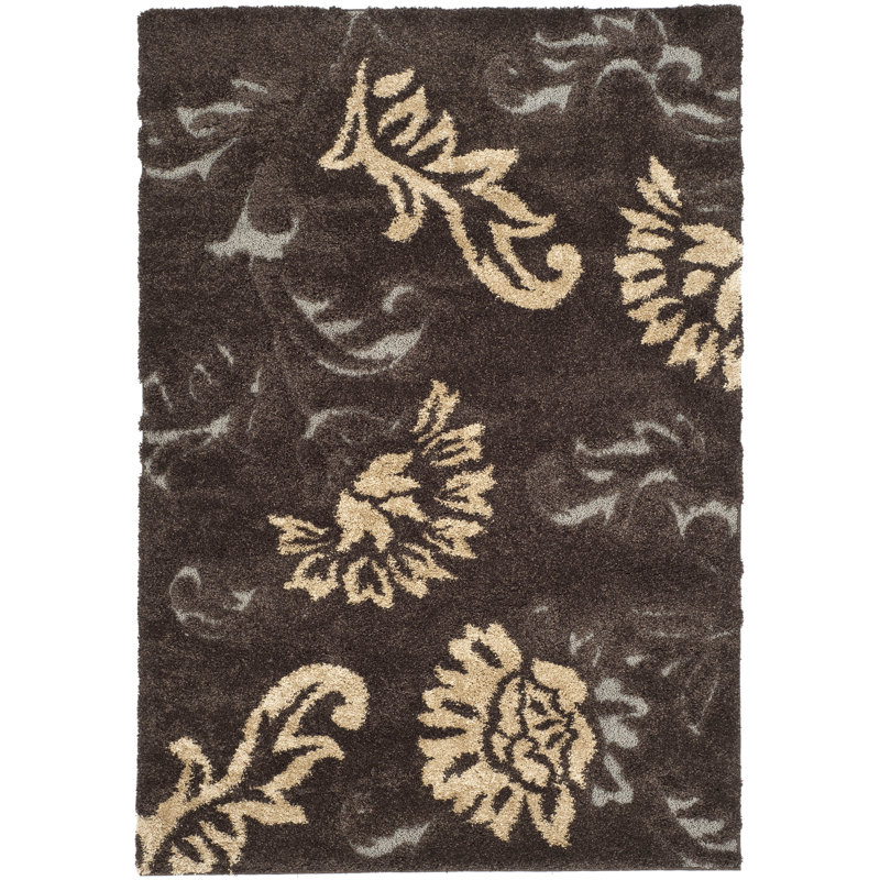 Chaffin Shag Performance Floral Rug, Rectangle 9' x 12'