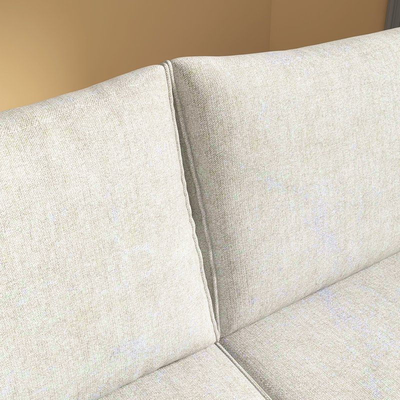 Ensemble de canapé d'extérieur avec coussins, Beige