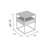 Evelino Glass Top End Table with Storage