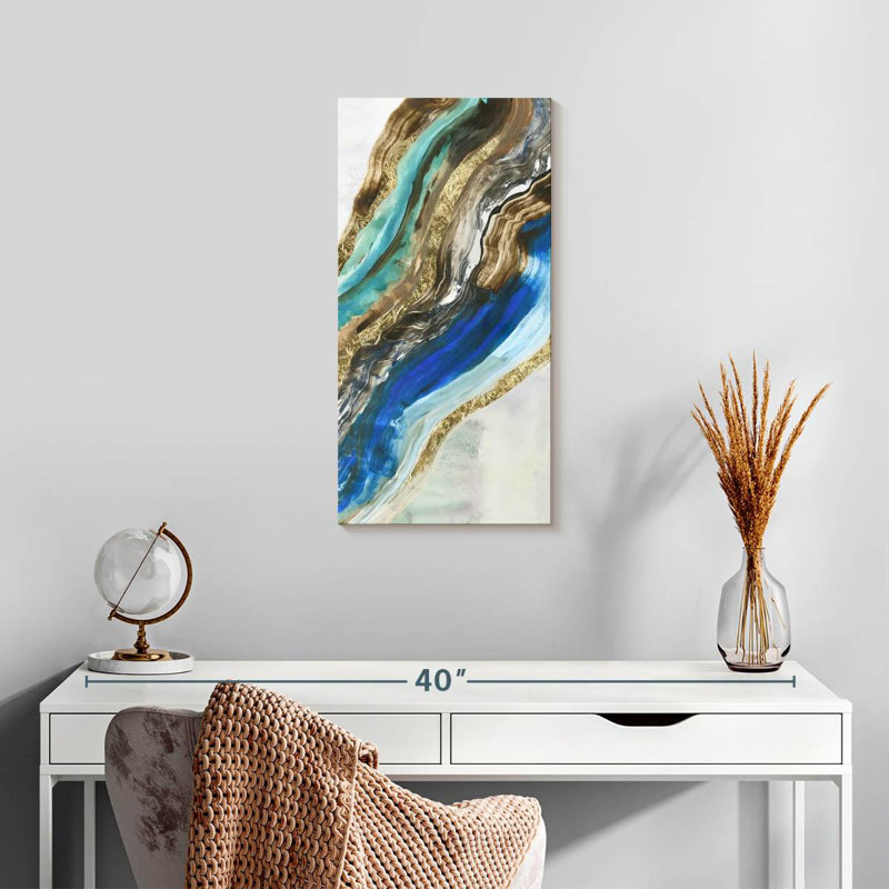 Crystallized I, 24" H x 12" W