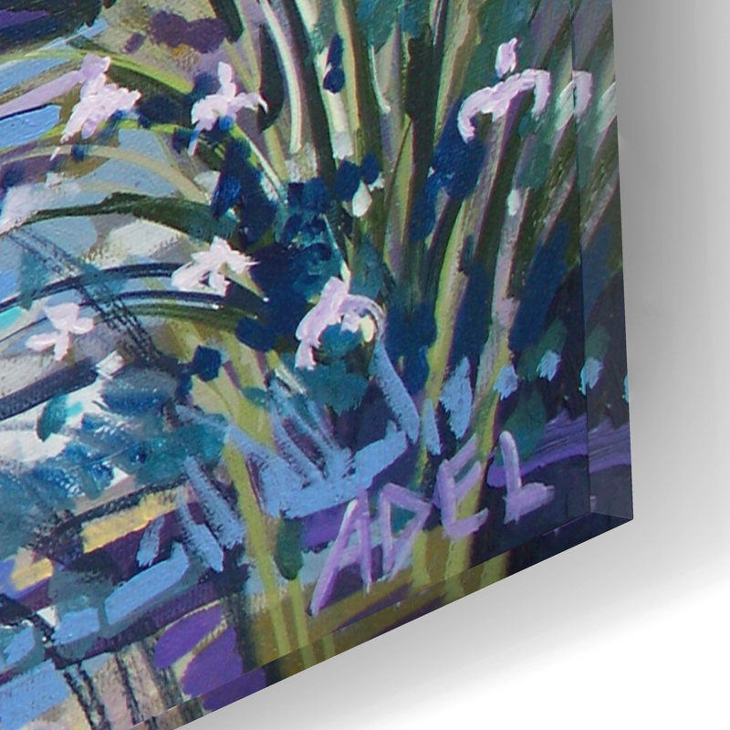  «Blue Bayou Swamp» par ADEL, art mural en verre acrylique, 16 po x 12 po, H 12 po x l 16 po