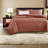 Reversible King Bedding Sets, Polyester Quilt, Modern Summer Home Comfort