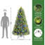 90.16cm H Lighted Artificial Christmas Tree