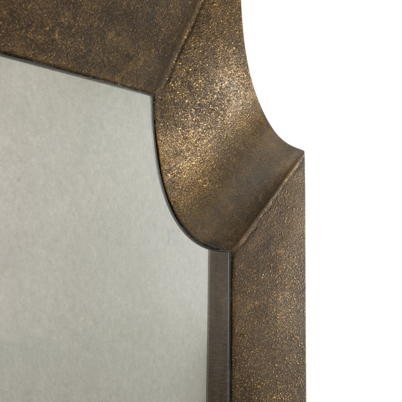 Farris Mirror - White, Brown