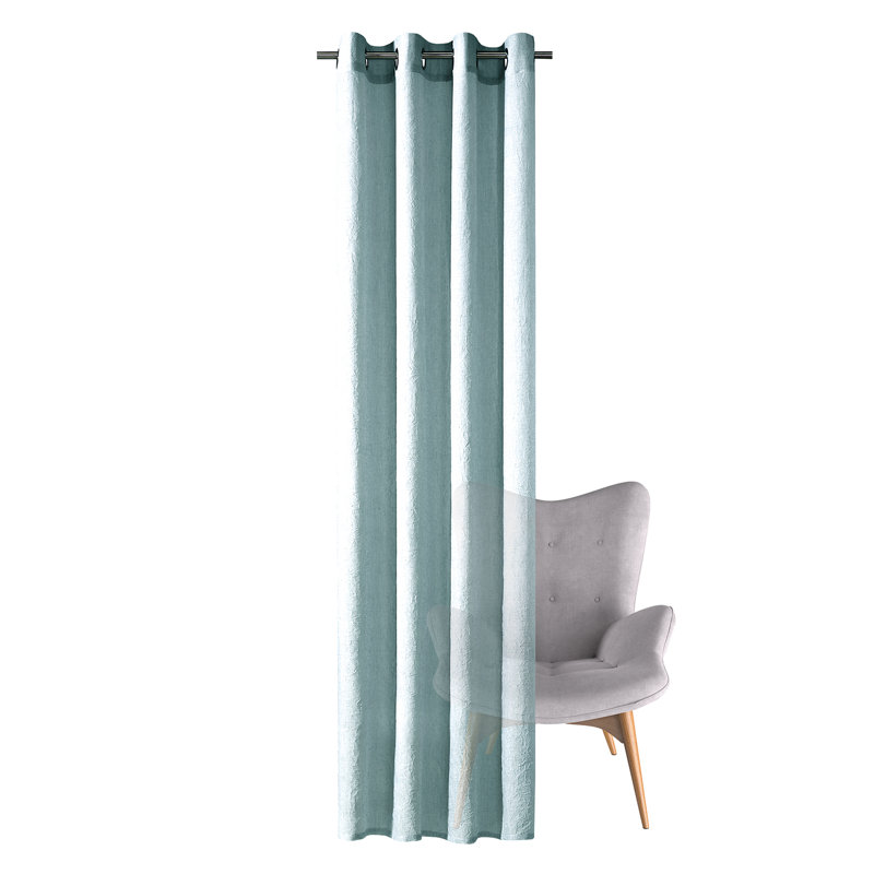 Argirios Semi Sheer Curtain, Green