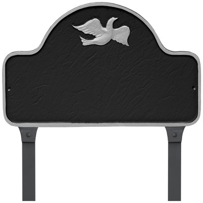 Plaque d'adresse avec colonnettes Dove Arch
