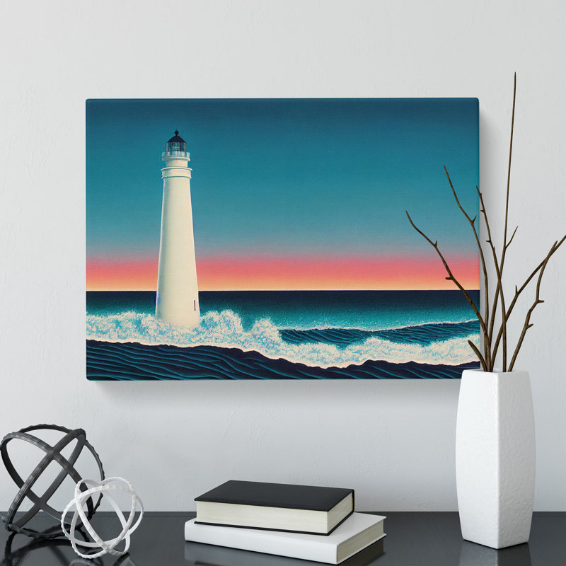 Special Lighthouse - Wrapped Canvas Painting, 35cm H x 50cm W x 3cm D