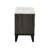 Grey Wooden Nightstand With 2 Spacious Drawers & Construction - Practical Stand Particle Board