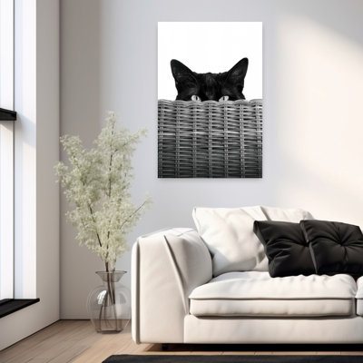 Art mural contemporain abstrait sans titre