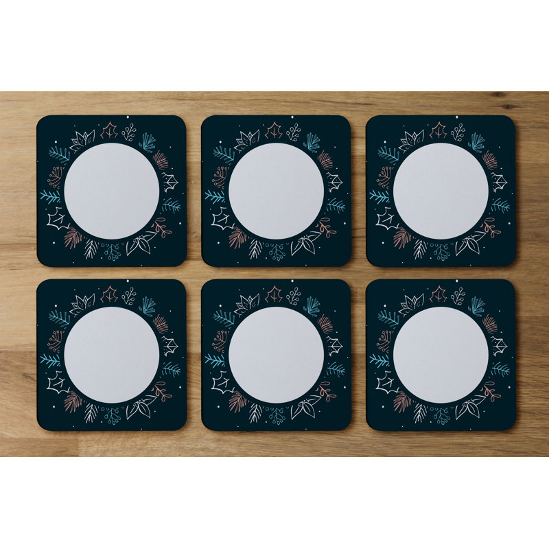 Square 6 Piece Coaster Set