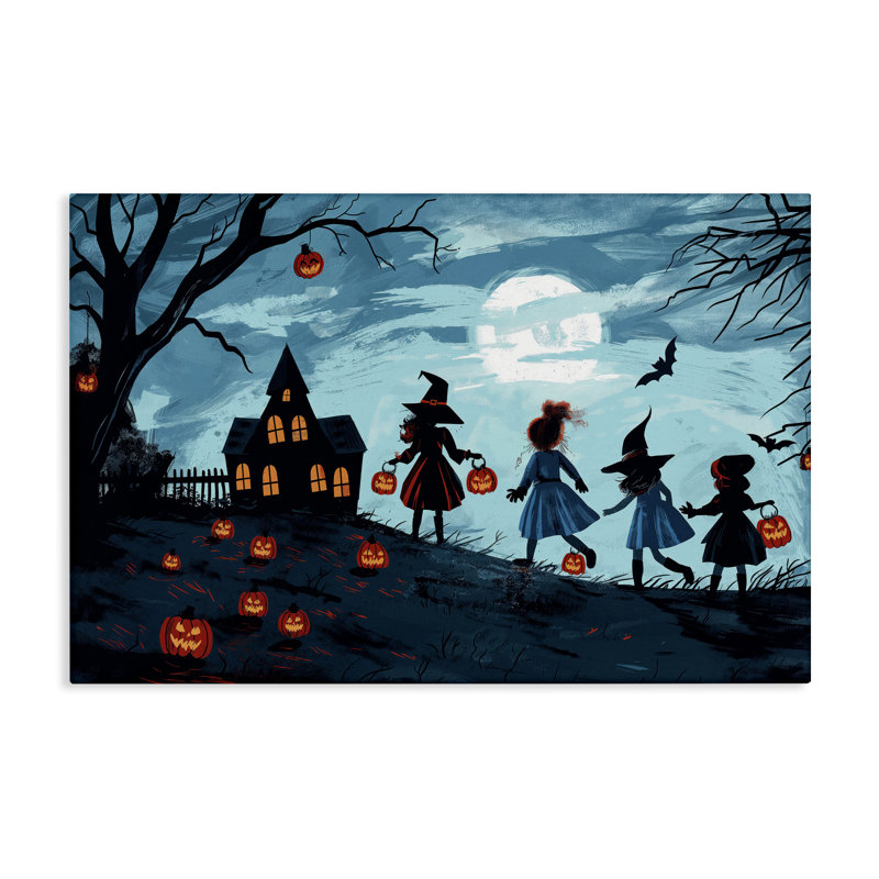 «Witch Trick Or Traiterers», conception de Wumples, H 16 po x l 24 po