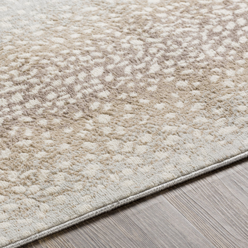 Tapis chameau / gris clair Angelick, Rectangle 7 pi 10 po x 10 pi