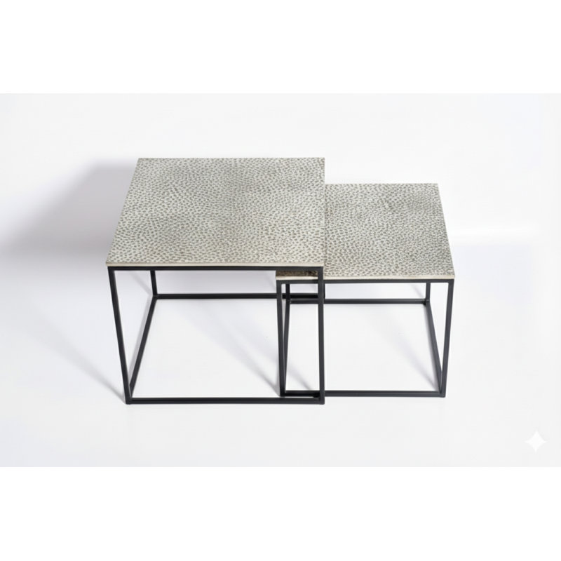 Saffra Hammered Nesting Tables Set Of 2