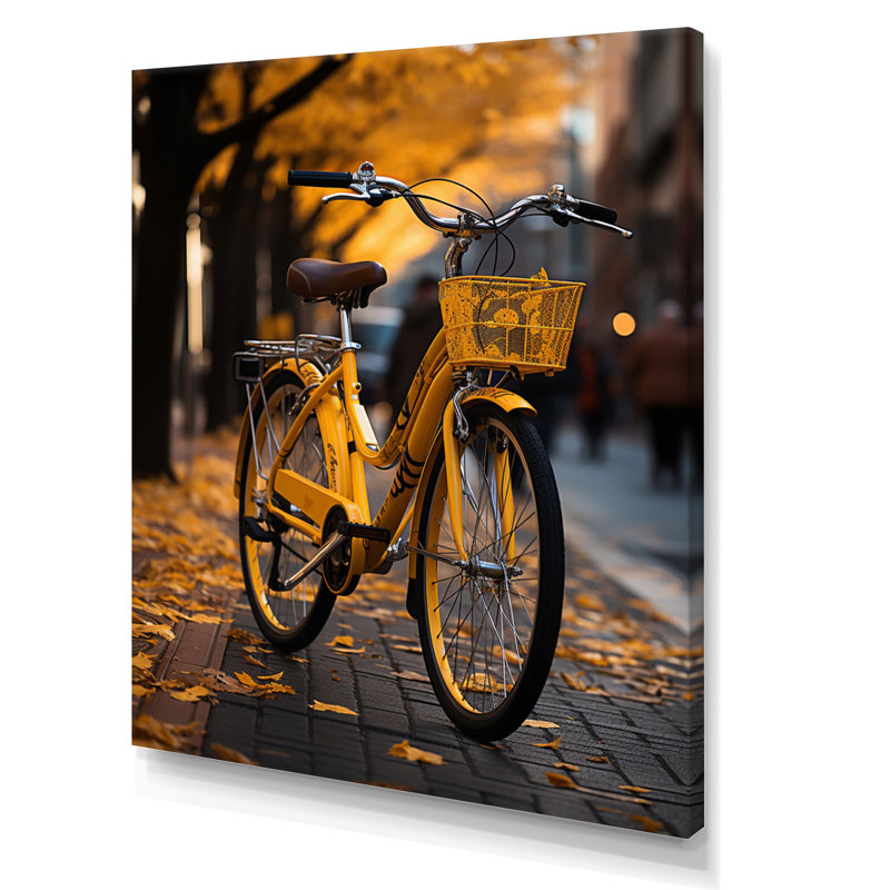 Darquis Bicycle Urban Rhythm I, reproduction d'art sur toile, H 20 po x l 12 po x P 1 po, Toile tendue