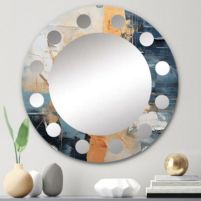 Amesley - Miroir mural moderne rond