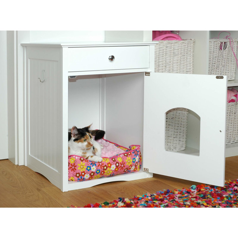 Crossley Wood Enclosed Litter Box Housing