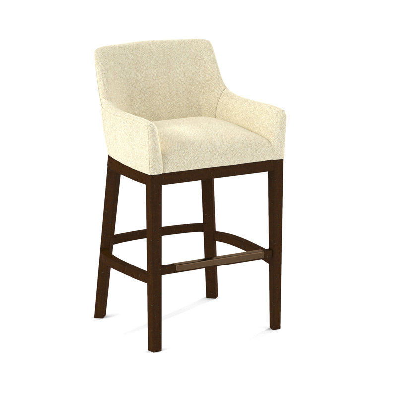 Upholstered Stool, Black, 61645-65