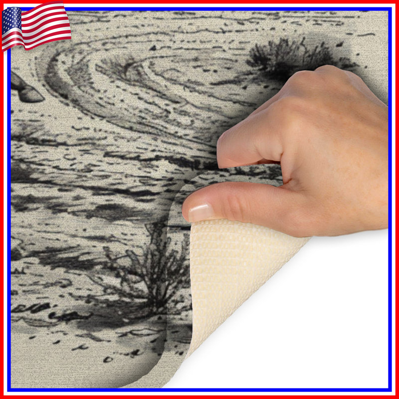 Tapis de bain Cowboy Western, L 24 po x L 17 po