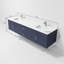 Ensemble de meuble-lavabo double mural 80 "avec miroir Geneva-978541879-1063301508