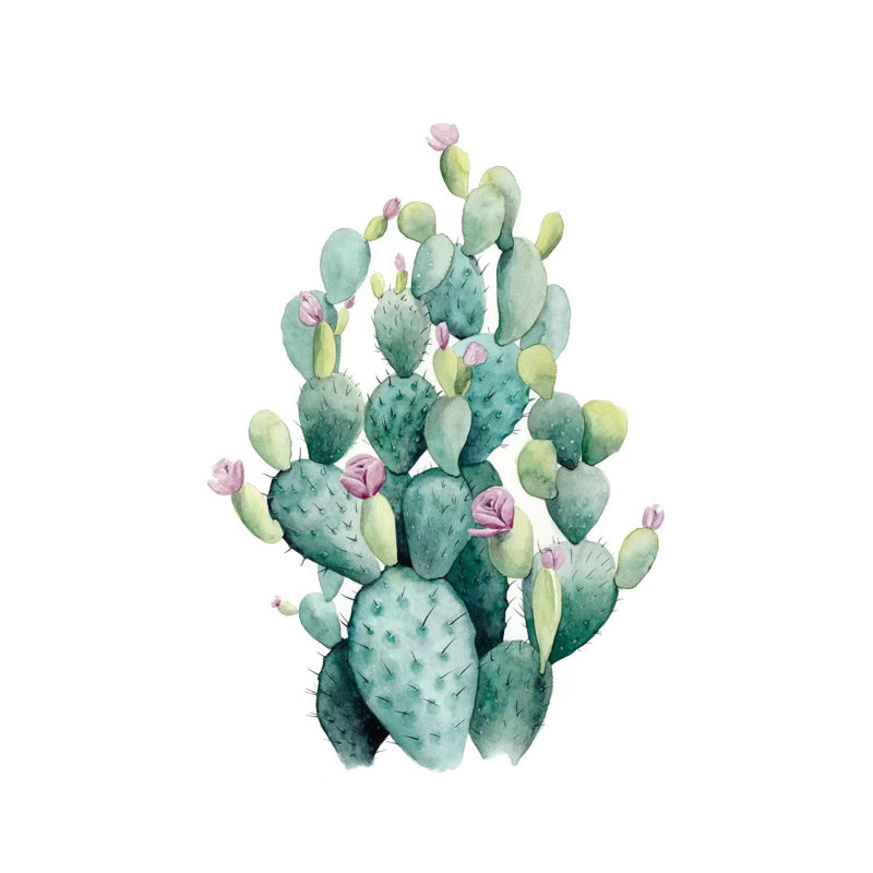Desert Blooms I by Grace Popp - Wrapped Canvas Gallery-Wrapped Canvas Giclée, 20.32 cm H x 30.48 cm W