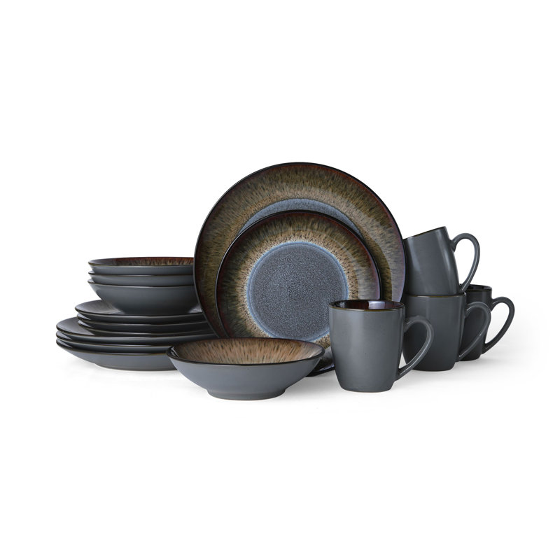 Pfaltzgraff Monroe 16 Piece Dinnerware Set, Service for 4