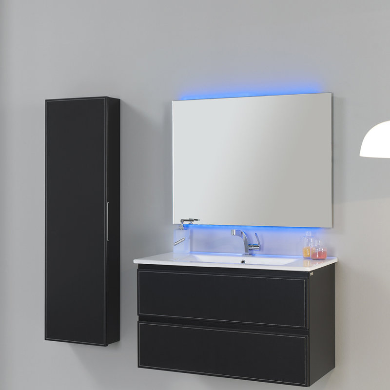Ensemble de meuble-lavabo de salle de bain simple 32 po Cuero
