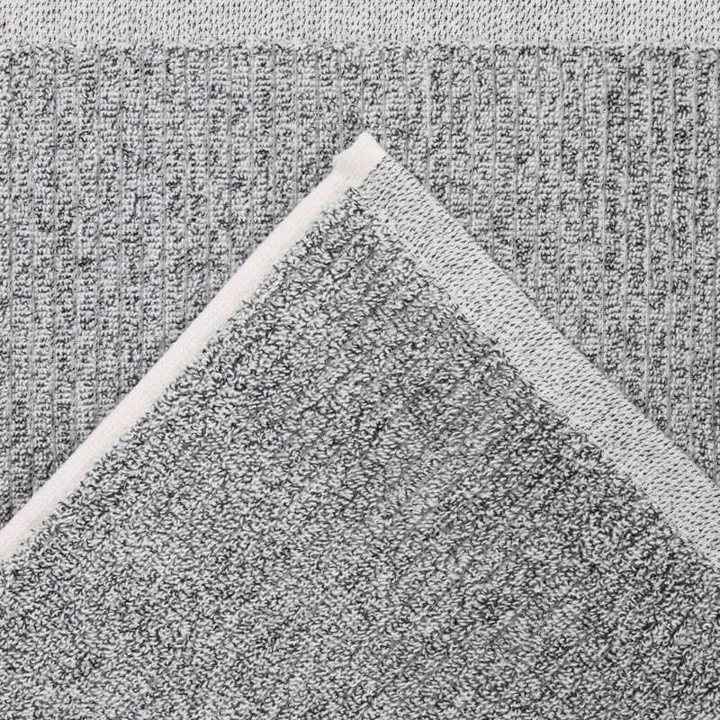  Ensemble de serviettes de table en mélange de coton et viscose - Conception nervurée texturée - Séchage rapide