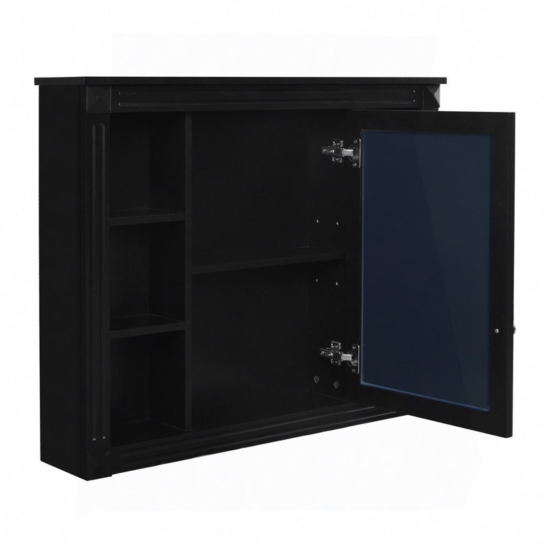 Meuble-lavabo de salle de bain avec lavabo supérieur, armoire à miroir, armoire de rangement moderne avec 2 portes à fermeture douce et 2 tiroirs, meuble-lavabo simple