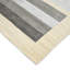 Tapis ivoire / blanc en laine tissé à la main Blend-32923722