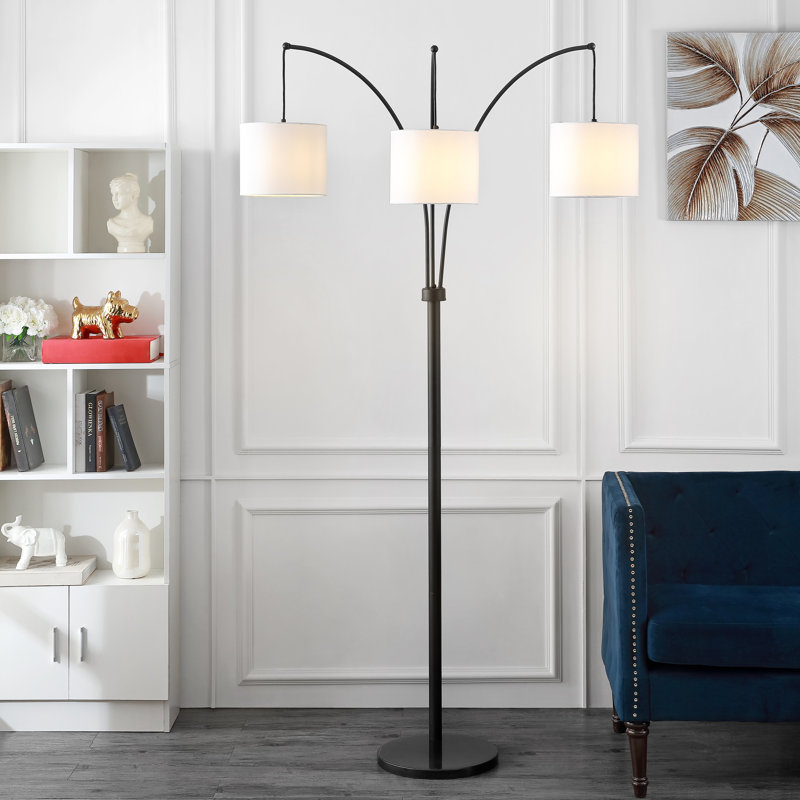 Villacorta 80.5'' Black Tree Floor Lamp