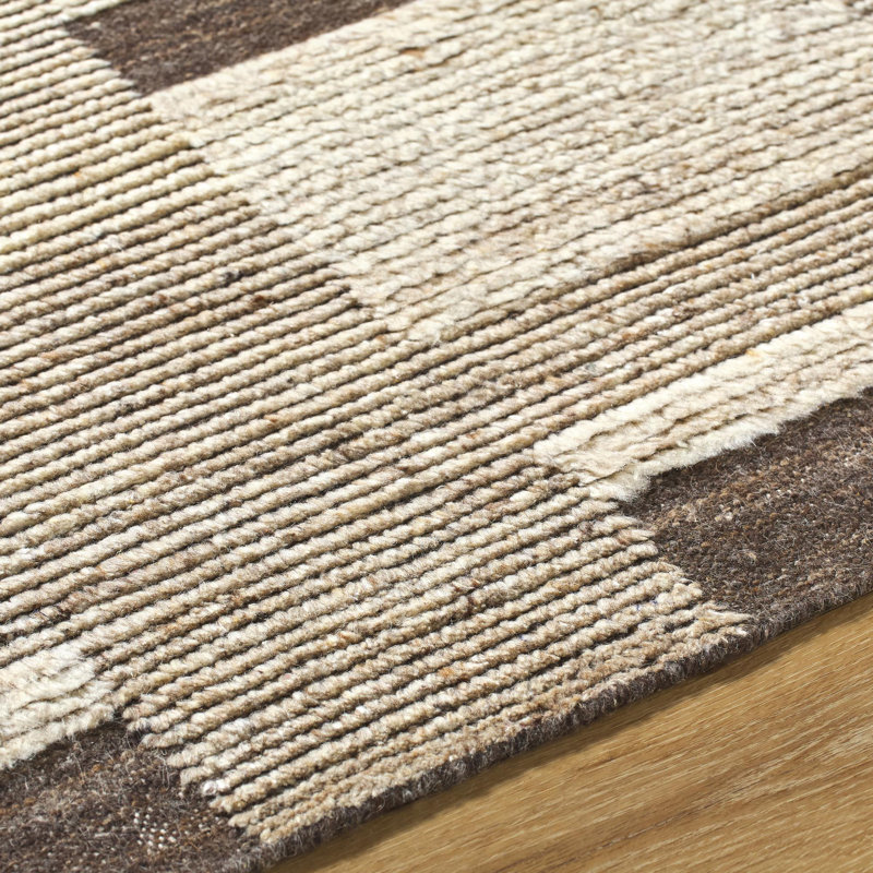 Folklore Hand Knotted Area Rug, Rectangle 6' x 9'
