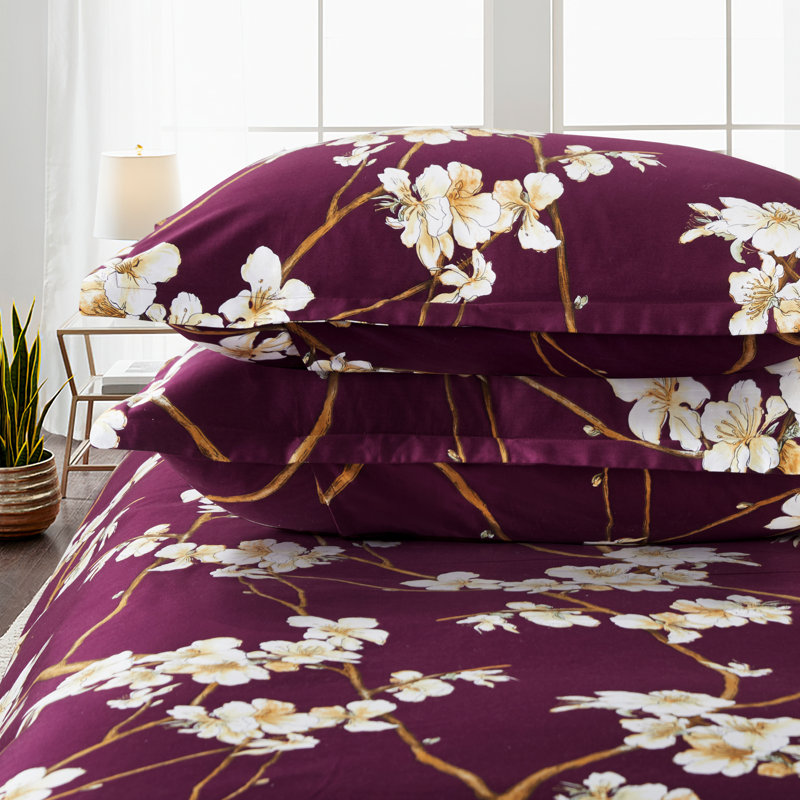 Cotton Sateen Duvet Cover, Queen Duvet Cover + 2 Queen Shams