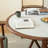 Durable Rock Slab Black Walnut Round Dining Table-108223708