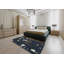 Tapis bleu/beige à motifs-1412809825