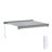 Semi-Cassette Patio Awning with LED Lights - Moroccan Collection -54833124-131522909-131522906