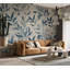 Adhésif mural pelez et collez - Feuilles en bleu-1721160422