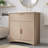 30" Bathroom Vanity With Ceramic Sink, Fluted Undermount Storage Cabinet, Natural Oak Finish Or White-1712816016