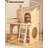 Simple Style Solid Wood Cat Tree