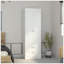 Armoire 70H "à deux portes Armoire, deux tiroirs, poignées en métal, tringle, blanc-1583307132