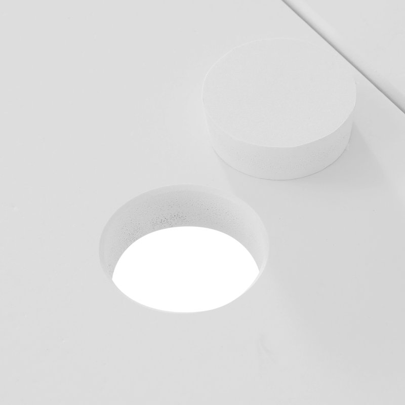 Ensemble repas d'extérieur 7 pièces 7 pièces, Blanc