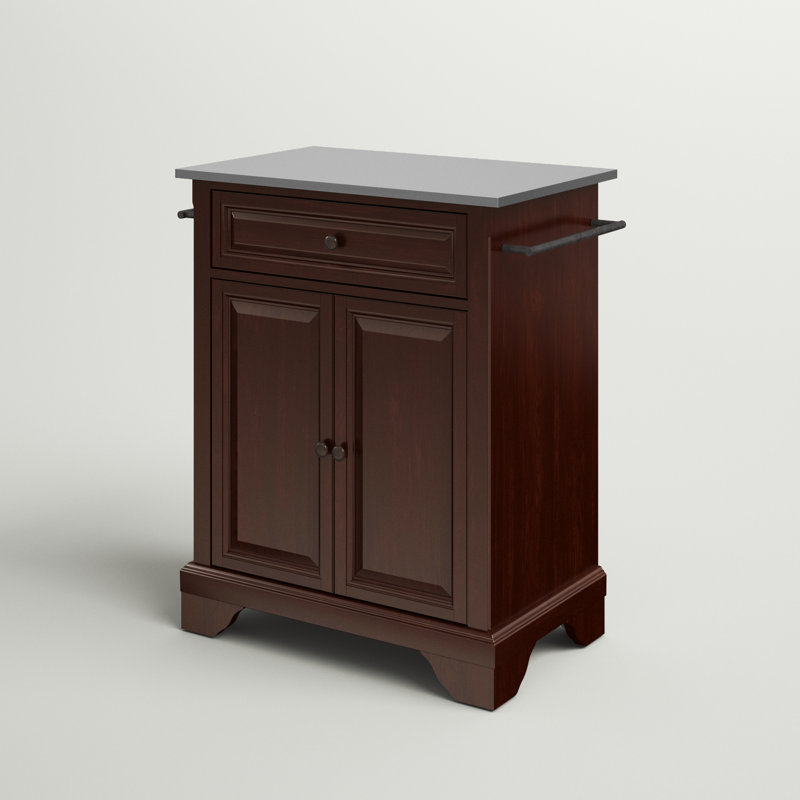 Hedon Kitchen Cart, Vintage Mahogany