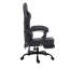 Ebern Designs Adjustable Reclining Ergonomic Faux Leather Swiveling PC & Racing Game Chair with Footrest-1867558930