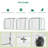 Mini Greenhouse with PE Cover & Roll-Up Zipper Door, Portable Plant Growing Tent for Indoor, Outdoor, Balcony, Garden