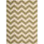 Tapis intérieur / extérieur en coton vert / beige Arneshia-20794119