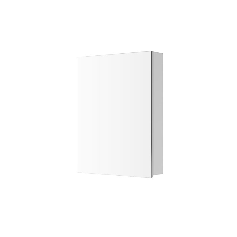 Armoire à pharmacie de salle de bain avec miroir biseauté l 20 po x H 26 po - La porte de gauche s'ouvre silencieusement, un compartiment de rangement spacieux, un miroir de réflexion HD, du bois d'ingénierie, un assemblage de charnières douces de 20 po x 26 po