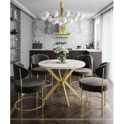 Amary Round Dining Table