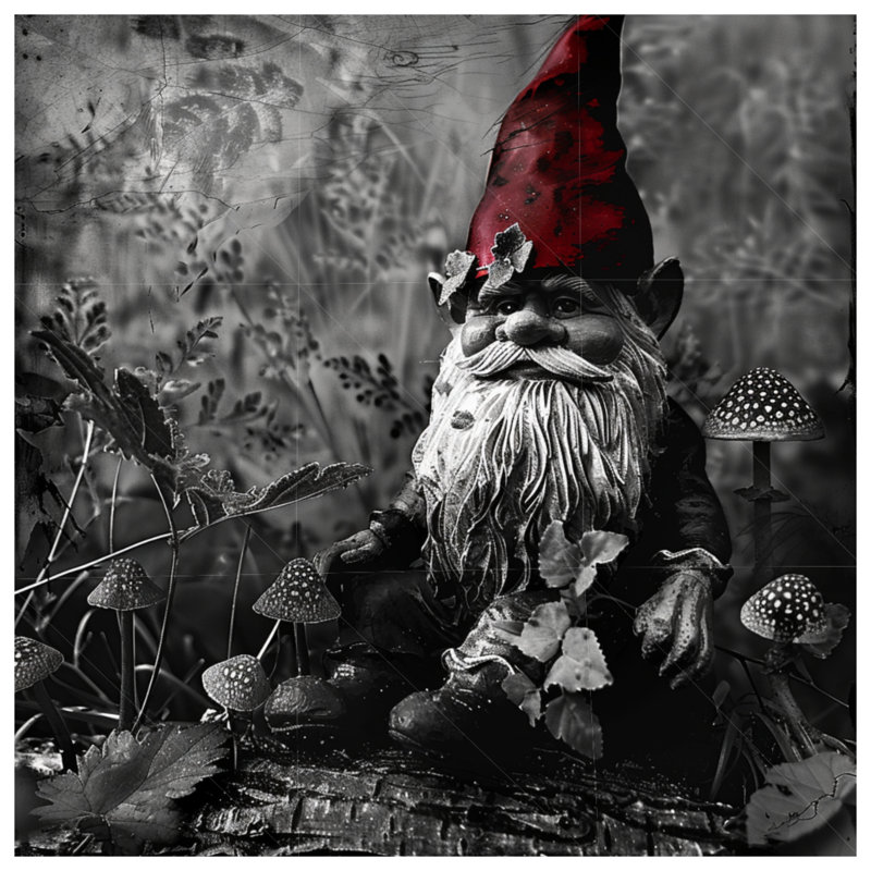 Gnome Wall Tapestry -  Decor Wall Decor, 68in H x80in W with 4 Grommets