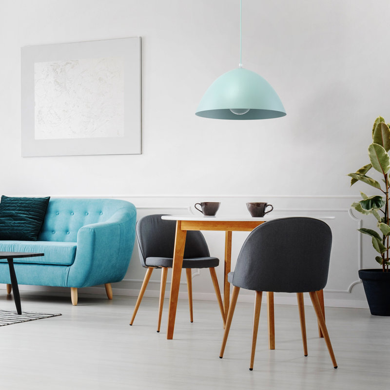 Luminaire suspendu noir FARO M, Bleu